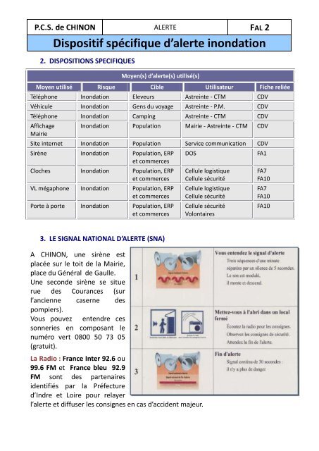 Dispositif opÃ©rationnel - Chinon