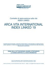 FASC INF INDEX LINKED 19 - Gruppo Assicurativo Arca