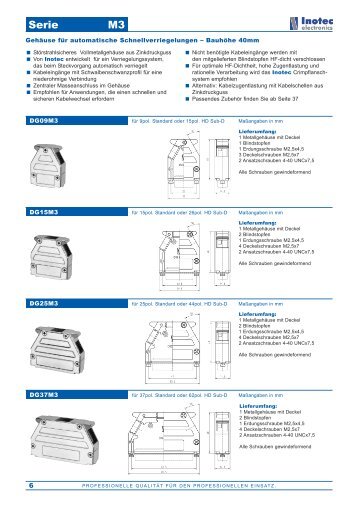 Serie M3 - Inotec Electronics