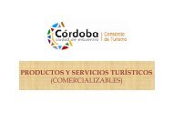 PRODUCTOS Y SERVICIOS TURÍSTICOS (COMERCIALIZABLES)