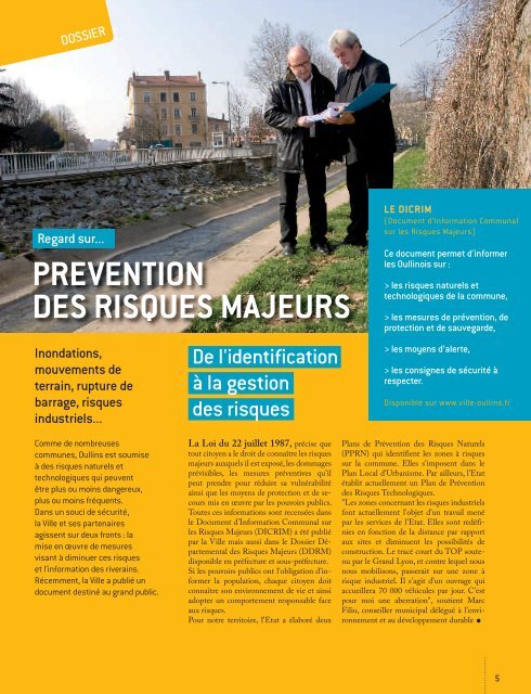 PREVENTION des risques - Ville d'Oullins