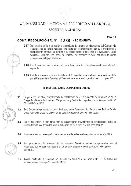 EvaluaciÃ³n del desempeÃ±o Docente - UNFV | Facultad de Ciencias ...