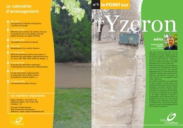 Le point sur les crues de l'Yzeron - Ville d'Oullins