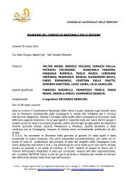 Bologna, 29 aprile 2010 - Gruppo Agenti UNIPOL