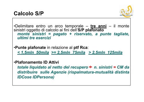 S/P plafonato - Gruppo Agenti UNIPOL