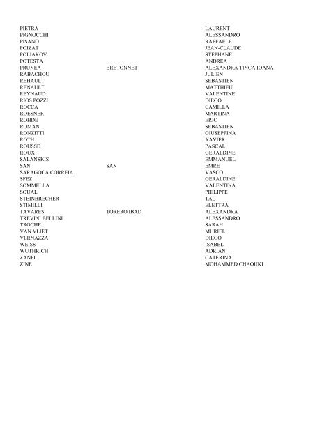 Liste des qualifiÃ©s 2012 aux fonctions de maÃ®tre de confÃ©rences