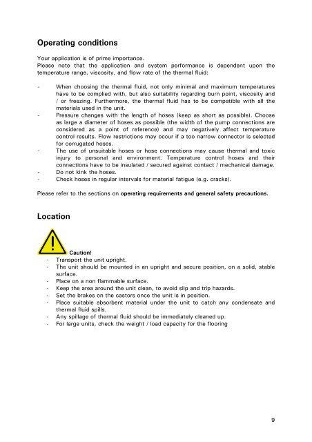 Operating manual 27.01.2010 Flow-through Chiller - HUBER