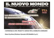 Presentazione Nuovo Mondo ATB MOBILITA' BERGAMO - TTS Italia