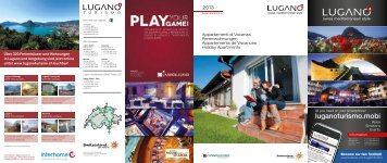 Appartamenti e case di vacanza 2013 - Lugano Turismo