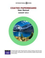 Coated Board User Manual - International Paper