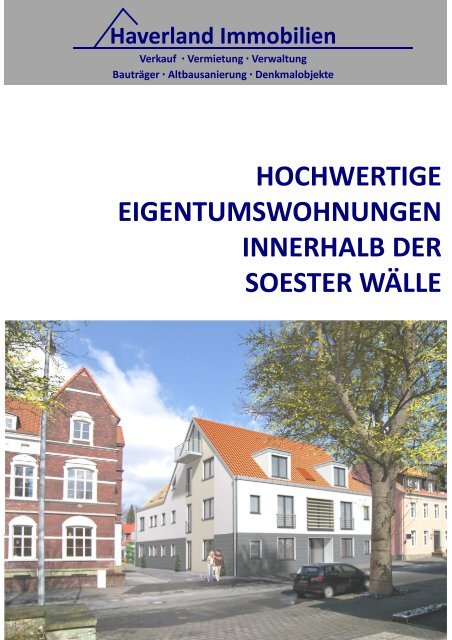 Neubau von 6 hochwertigen ... - Haverland Immobilien Soest