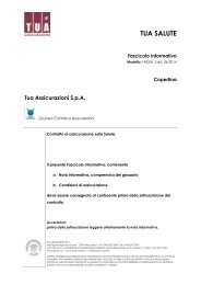 Fascicolo Informativo - Tua Assicurazioni