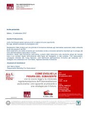 Invito - Programma - Coupon di iscrizione - Tua Assicurazioni