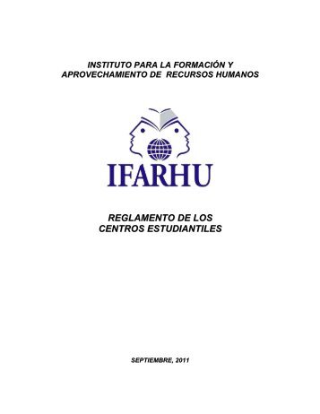 Reglamento de los Centros Estudiantiles - IFARHU