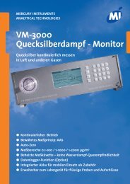 VM-3000 Quecksilberdampf - Monitor - Mercury Instruments