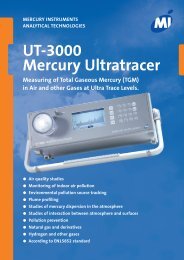 UT 3000 Mercury Ultratracer - Ecotech