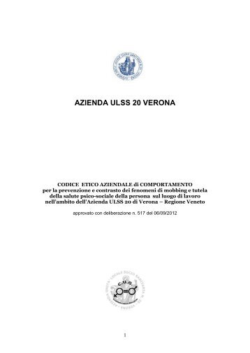 AZIENDA ULSS 20 VERONA - Dipartimento di Prevenzione Ulss 20 ...