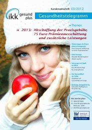 Zu Viel Des Guten Ikk Gesund Plus