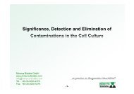 Significance, Detection and Elimination of ... - Minerva Biolabs