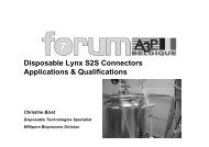 Sterile Connector LynxTM S2S Qualifications Report - A3P