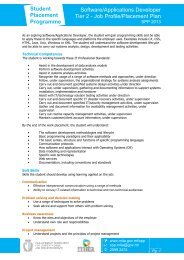 Software/Applications Developer Tier 2