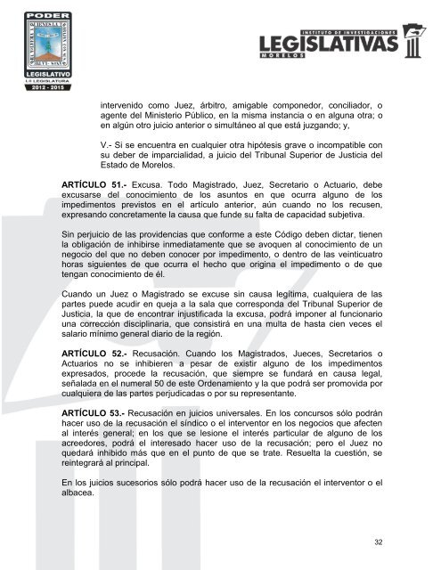 codigo procesal civil para el estado libre y soberano ... - Testamentos