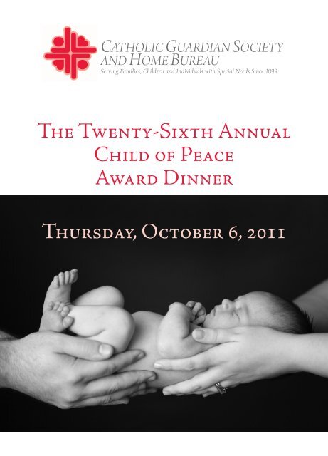 The Twenty-Sixth Annual Child of Peace Award Dinner Thursday ...