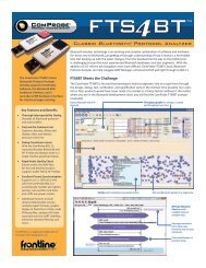 FTS4BT Datasheet - Frontline Test Equipment