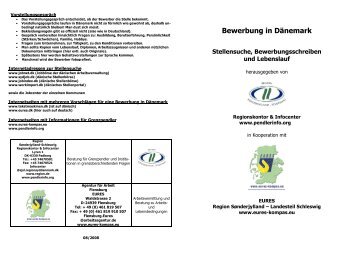 Bewerbung in DÃ¤nemark - Pendlerinfo.org