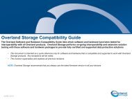 Overland Storage Compatibility Guide