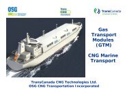 Gas Transport Modules (GTM) CNG Marine Transport