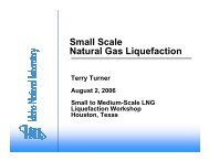Small Scale Natural Gas Liquefaction