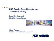 LNG Gravity Based Structures - Zeus Development