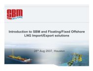 Introduction to SBM and Floating/Fixed Offshore LNG Import/Export ...