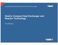 Heatric Compact Heat Exchanger and Reactor Technology