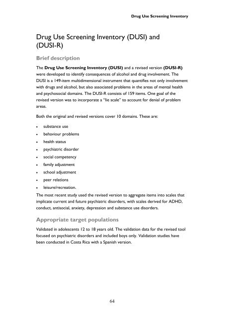 Dusi R Questionnaire.pdf DUSI-R - CAMH Knowledge Exchange