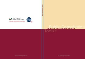 Public Consultation Toolkit - Civil Service College