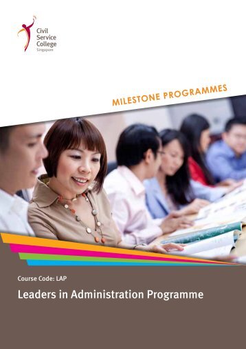 Leaders in Administration Programme - Civil Service College