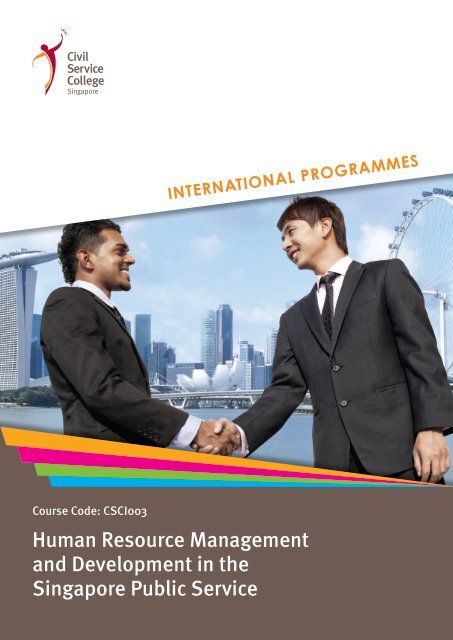 Human Resource Management and Development in the Singapore ...