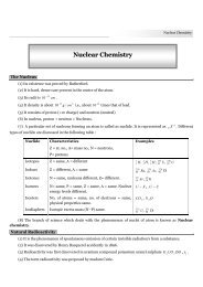 Nuclear Chemistry - TestBag