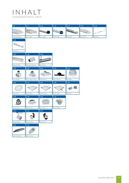 LEDeXCHANGE Lampenportfolio 2015