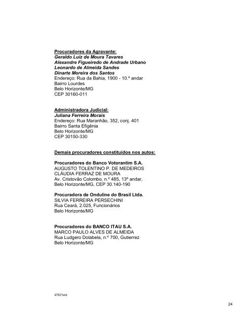 exmo. sr. dr. desembargador relator, da câmara cível do ... - Abde