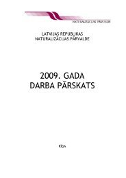 NaturalizÄcijas pÄrvaldes 2009.gada pÄrskats (pdf) - PilsonÄ«bas un ...