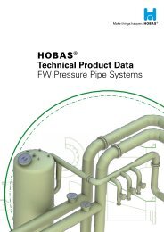 h Technical Product Data FW Pressure Pipe Systems - Hobas