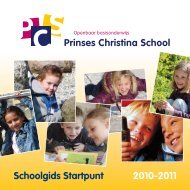 PCS Schoolgids STARTPUNT.pdf - Prinses Christina School