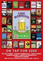 ON TAP FOR 2009 - Oldcastle Books