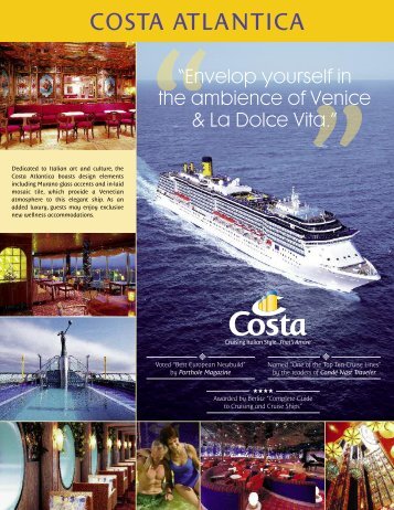 View Deck Plans for Costa Atlantica