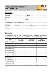 MODULO DI REGISTRAZIONE PER I VOLONTARI - AIB-WEB