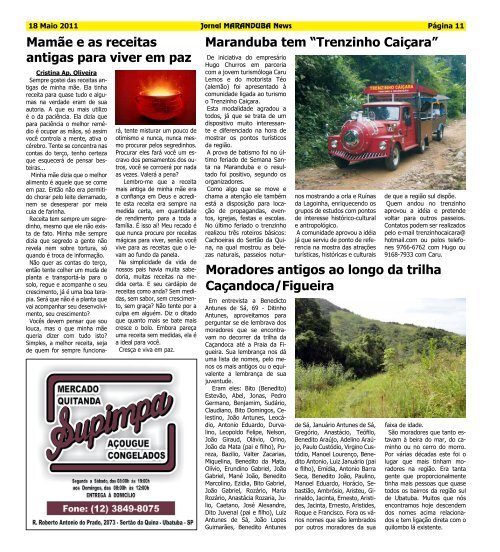 Saco do Morcego - Jornal Maranduba News