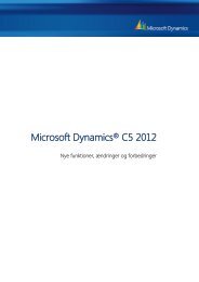 Microsoft Dynamics® C5 2012